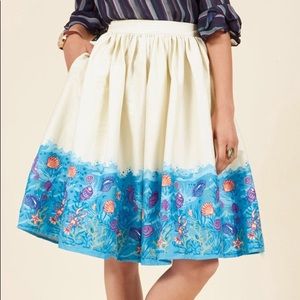 Collectif Made by Imagination skirt in Seascape